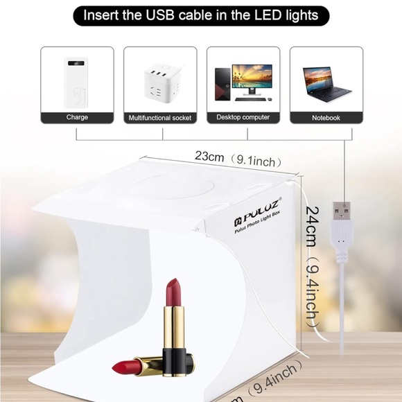 PULUZ LED Portable Photo Studio NWOT - Picture 4 of 7
